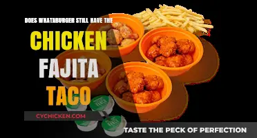 Whataburger's Chicken Fajita Taco: Still on the Menu?