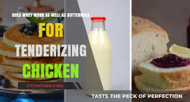 Whey vs Buttermilk: Which is the Better Chicken Tenderizer?