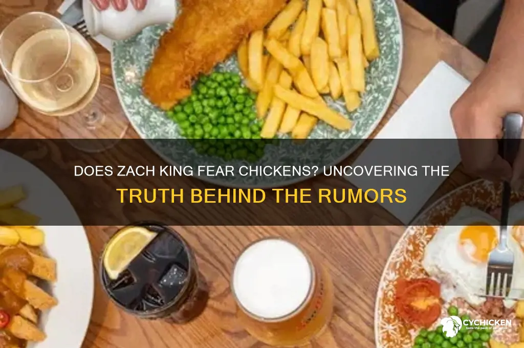 does zach king have a chicken phobia