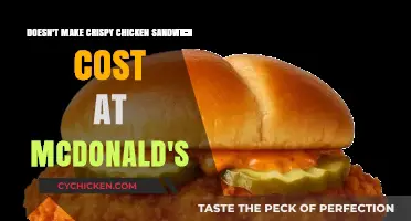 Why McDonald's Crispy Chicken Sandwich Price Isn't What You Expect