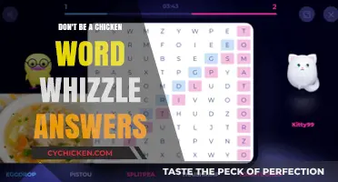 Conquer Word Whizzle: Boldly Tackle Chicken-Inspired Puzzle Answers
