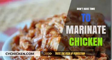 Quick Chicken Fixes: Skip the Marinade, Save Time, Savor Flavor