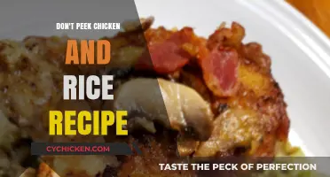 Easy Don't Peek Chicken and Rice Recipe: A One-Pot Wonder