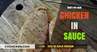 Avoid Raw Chicken in Sauce: A Food Safety Mistake to Skip