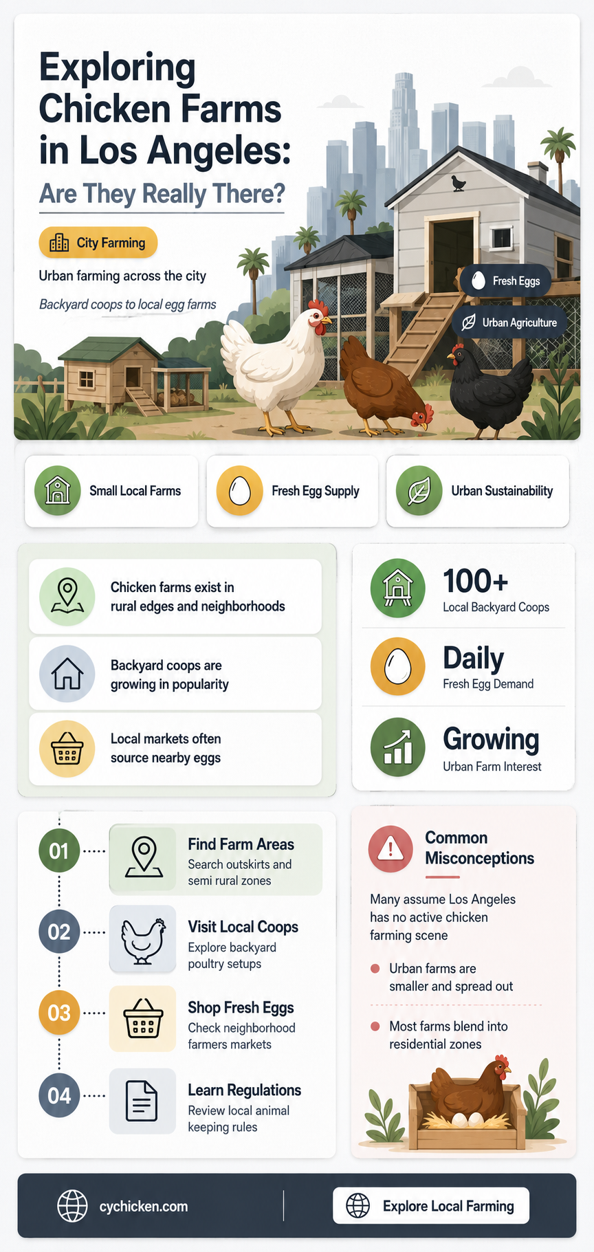 are there any chicken farms in los angeles