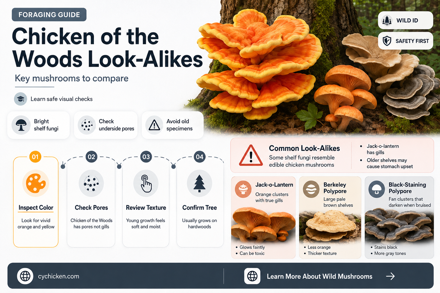 are there any chicken of the woods look alikes