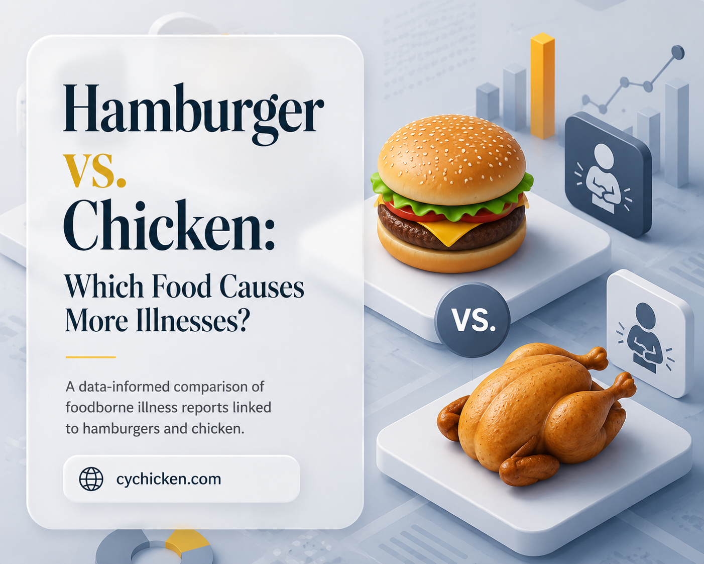 are more people sickened by hamburger or chicken