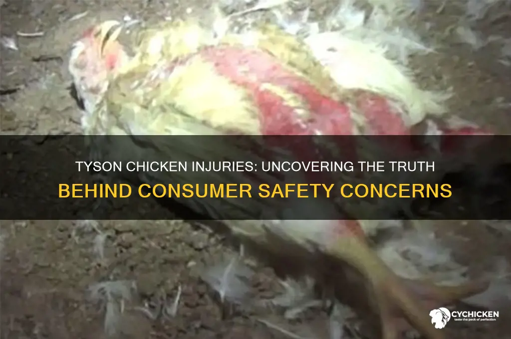 has anyone been injured from tyson chicken