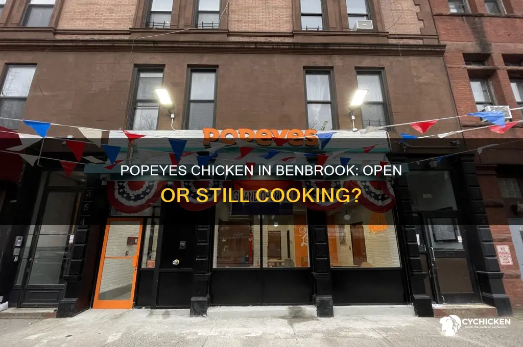 has popeyes chicken in benbrook open yet