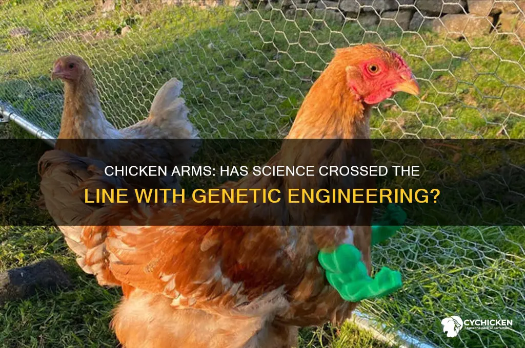 has science gone too far chicken arms