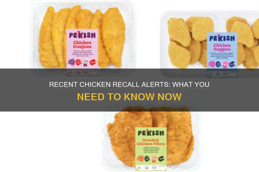 has there been a recall on chicken