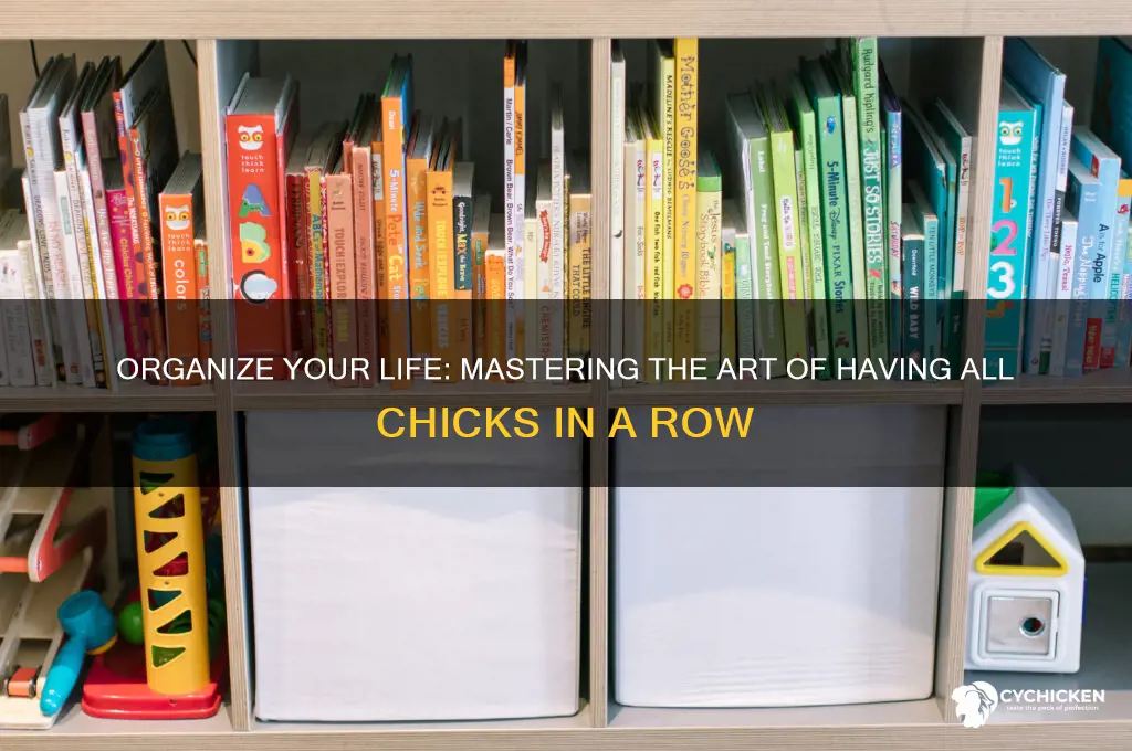 have all your chicks in a row