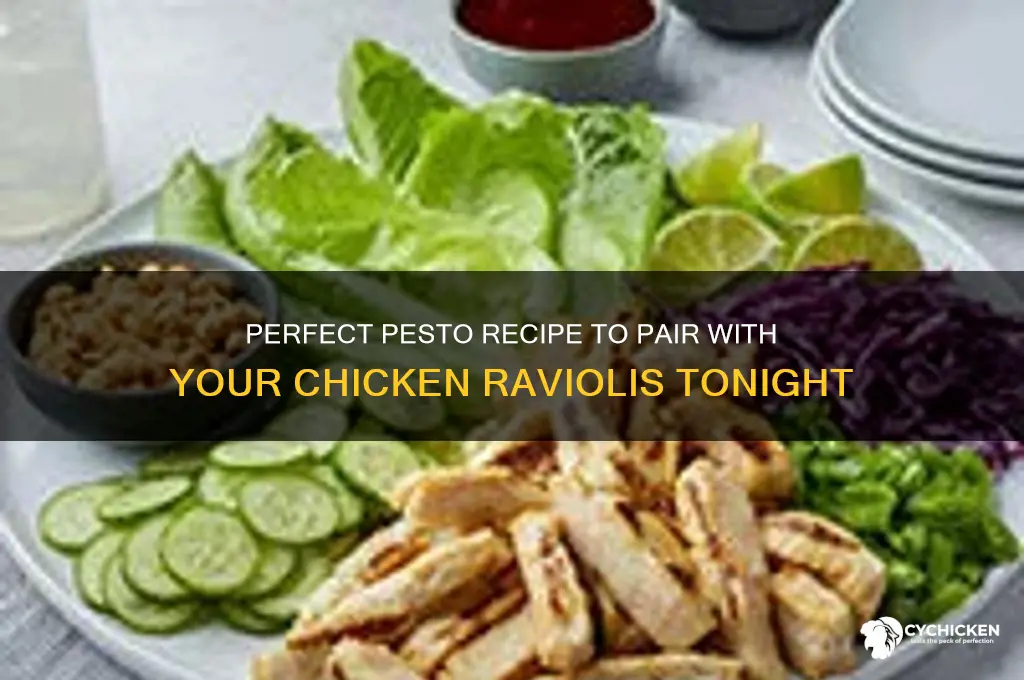 have chicken ravolis need a pesto recipe