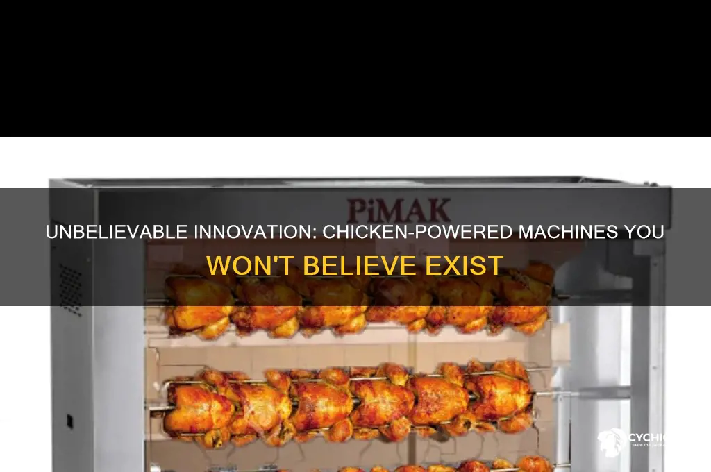 have you ever seen a chicken power machine