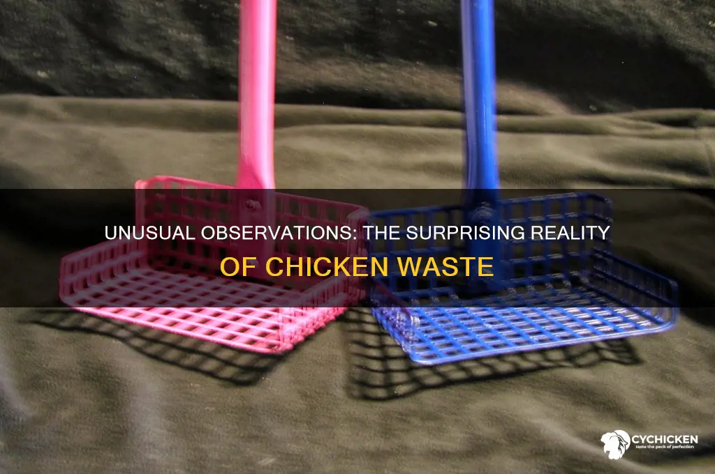have you ever seen a chicken shit