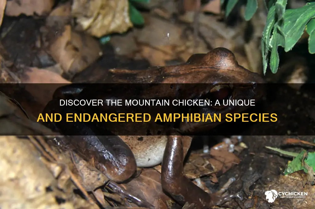 have you heard of a mountain chicken