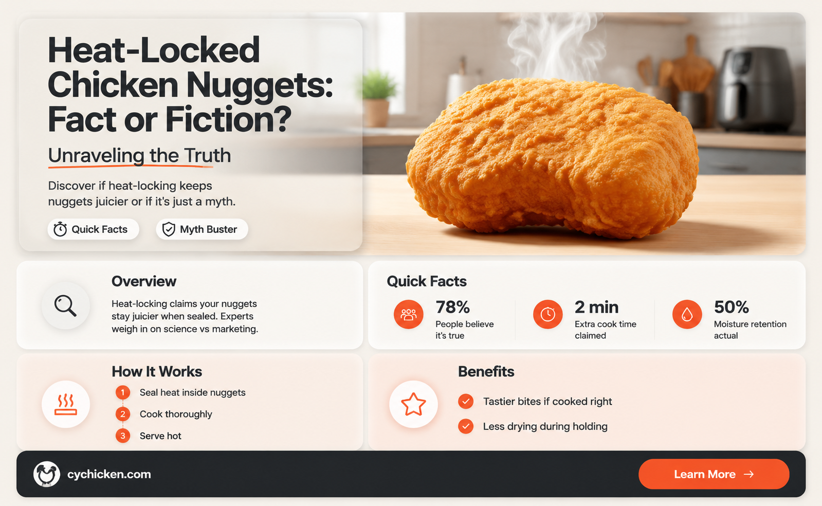 are heat locked chicken nuggets real
