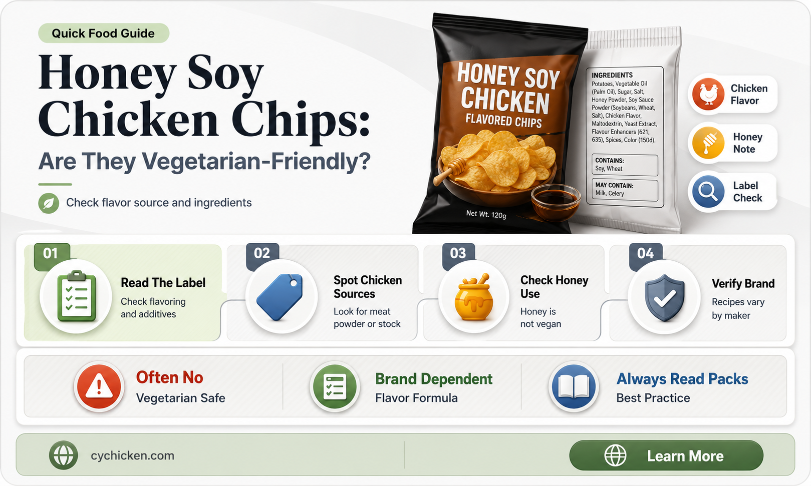 are red rock deli honey soy chicken chips vegetarian
