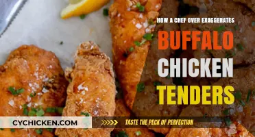 Exaggerated Buffalo Chicken Tenders: A Chef's Over-the-Top Twist