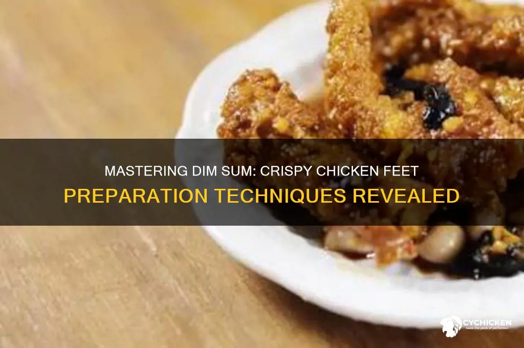 how are chicken feet prepared dim sum style