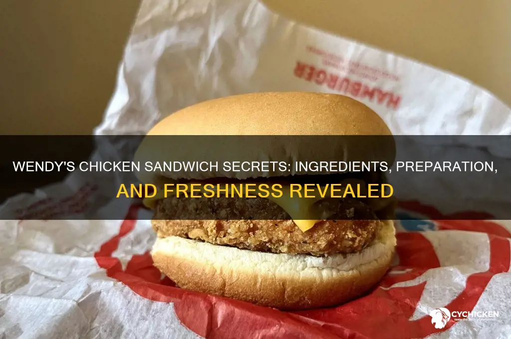 how are chicken sandwiches at wendy