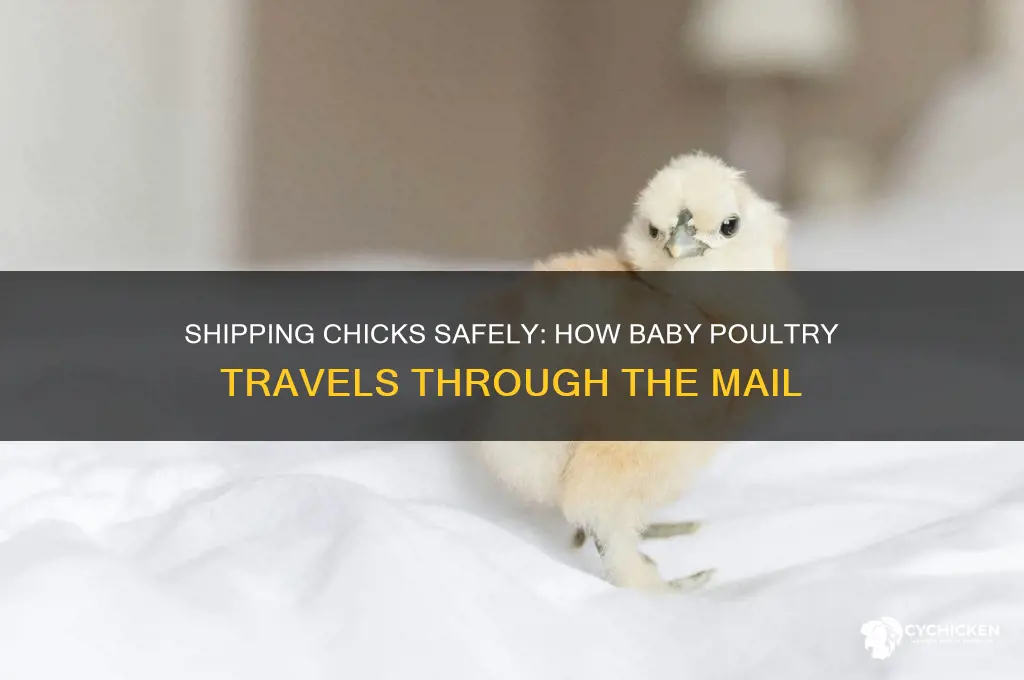 how are chicks shipped in the mail