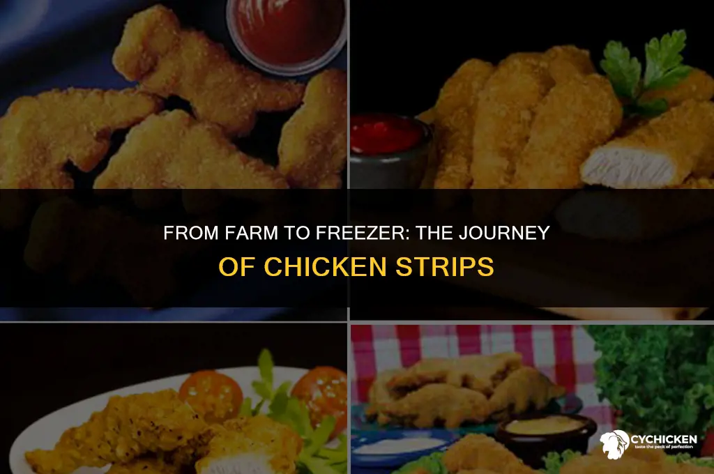 how are frozen chicken strips made