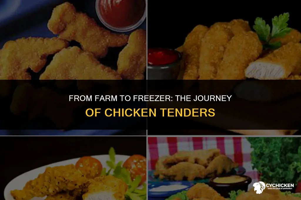 how are frozen chicken tenders made