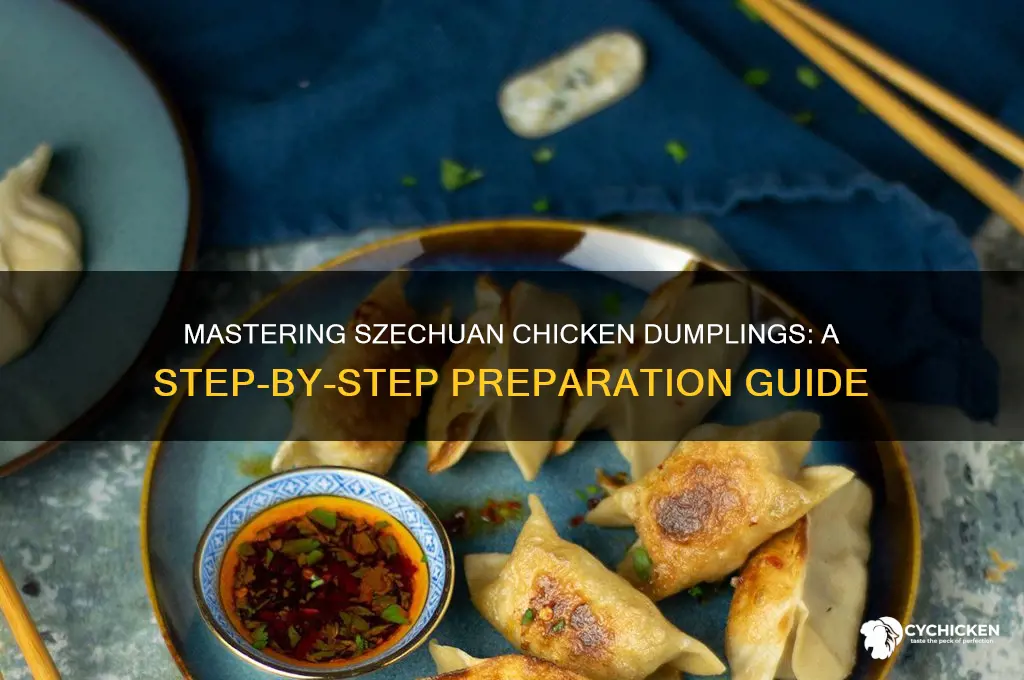 how are the szechuan chicken dumplings prepared