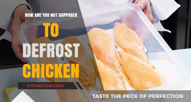 Avoid These Mistakes: The Wrong Ways to Defrost Chicken Safely