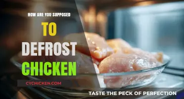 Safely Defrosting Chicken: Best Methods for Perfectly Thawed Poultry