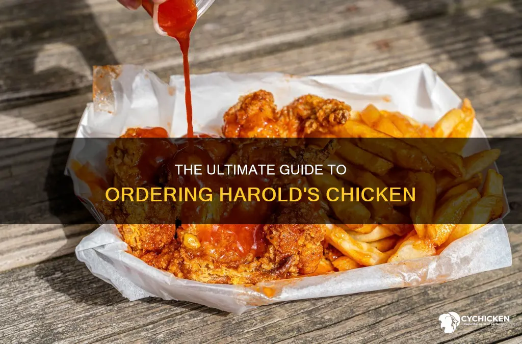how are you supposed to order harold