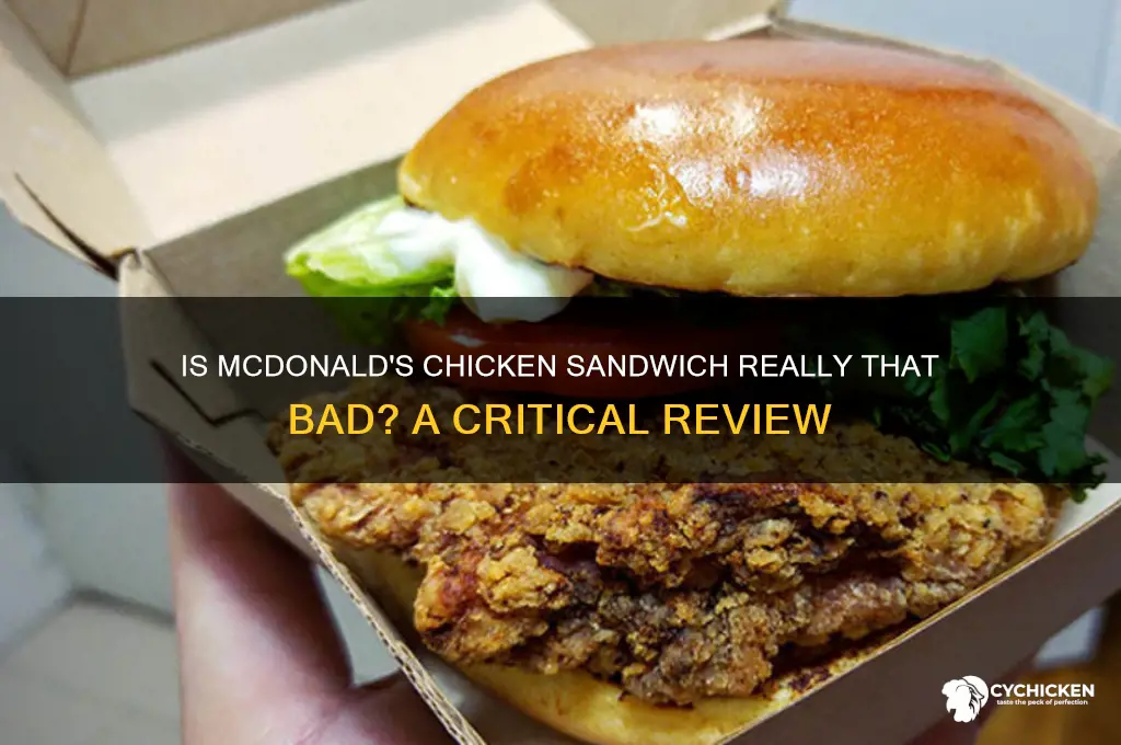 how bad is mcdonald