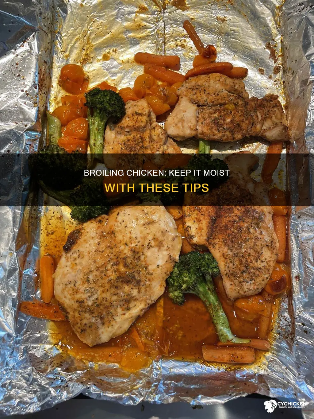 how best to broil chicken and keep it moist