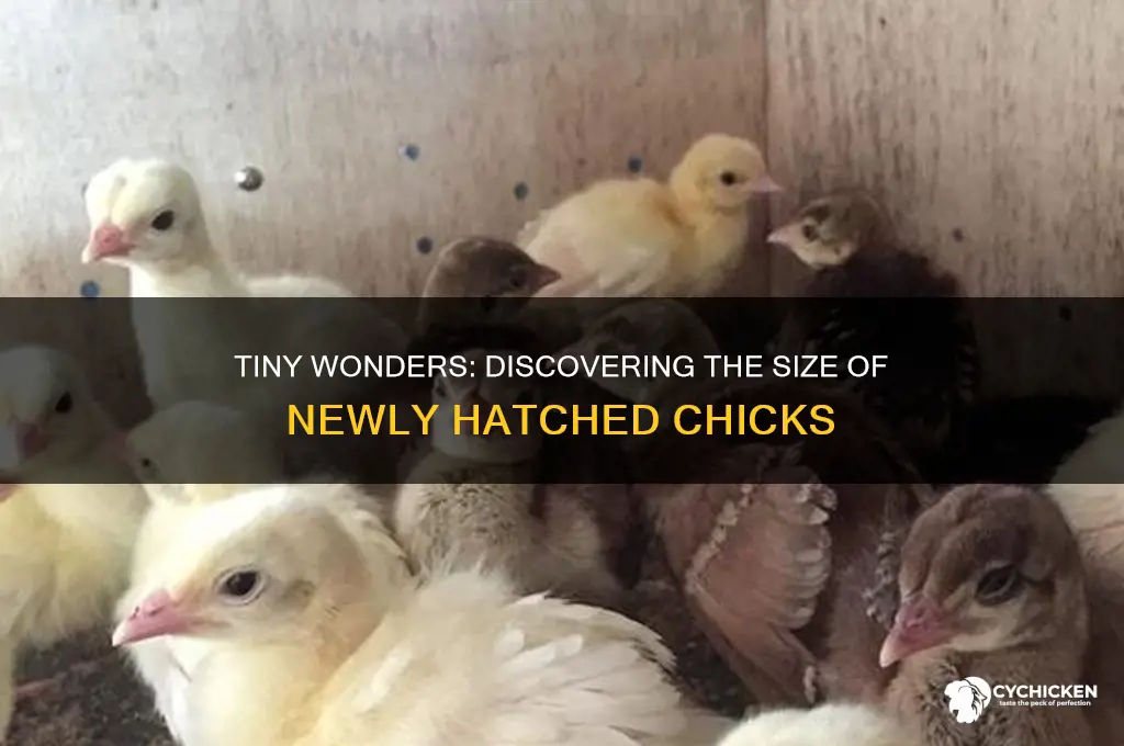 how big are chicks when they hatch