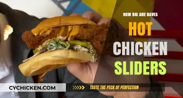 Discover the Size of Dave's Hot Chicken Sliders: A Tasty Guide