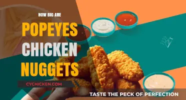 Popeyes Chicken Nuggets Size: A Tasty Bite or Hearty Meal?