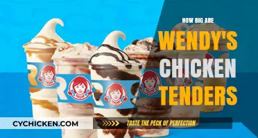Wendy's Chicken Tenders Size Guide: How Big Are They?