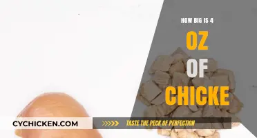 Understanding the Size of a 4 oz Chicken Portion: A Visual Guide