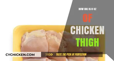 Understanding the Size of 8 oz Chicken Thigh: A Visual Guide