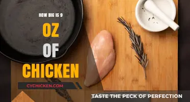 Understanding 9 oz Chicken Portions: Size, Weight, and Visual Guide