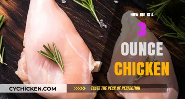 Understanding the Size of a 3-Ounce Chicken Portion: A Visual Guide