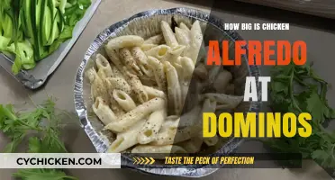 Discover the Size of Domino's Chicken Alfredo: A Complete Guide