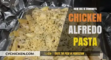 Discover the Size of Domino's Chicken Alfredo Pasta: A Tasty Guide