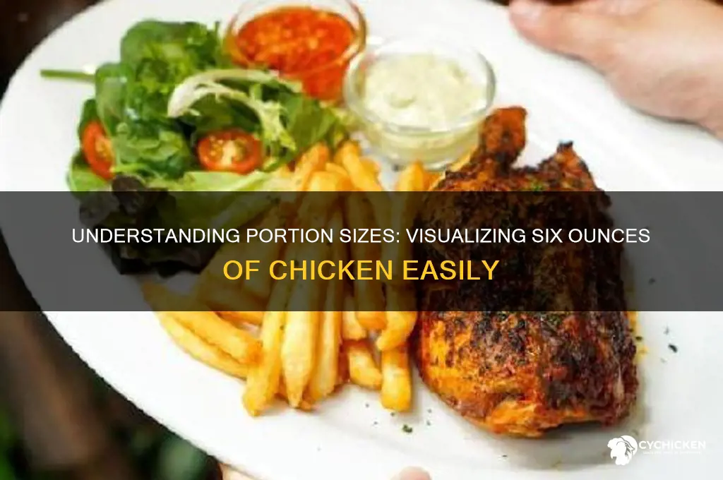 how big is six ounces of chicken