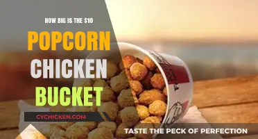 Popcorn Chicken Bucket Size: Unveiling the $10 Treat's Dimensions