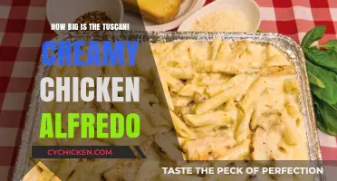 Tuscani Creamy Chicken Alfredo: Size, Serving, and Satisfaction Explored