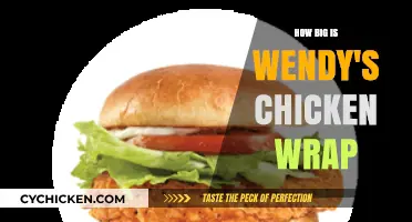 Wendy's Chicken Wrap Size: A Complete Guide to Its Dimensions