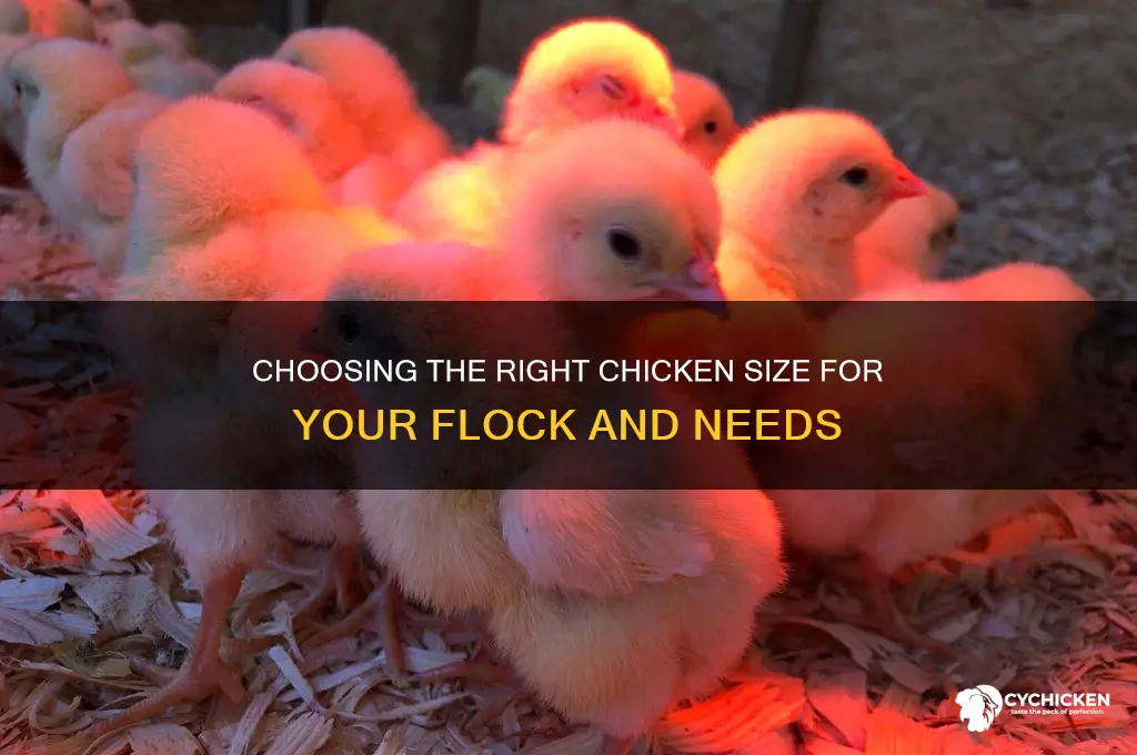 how big of a chicken do i need