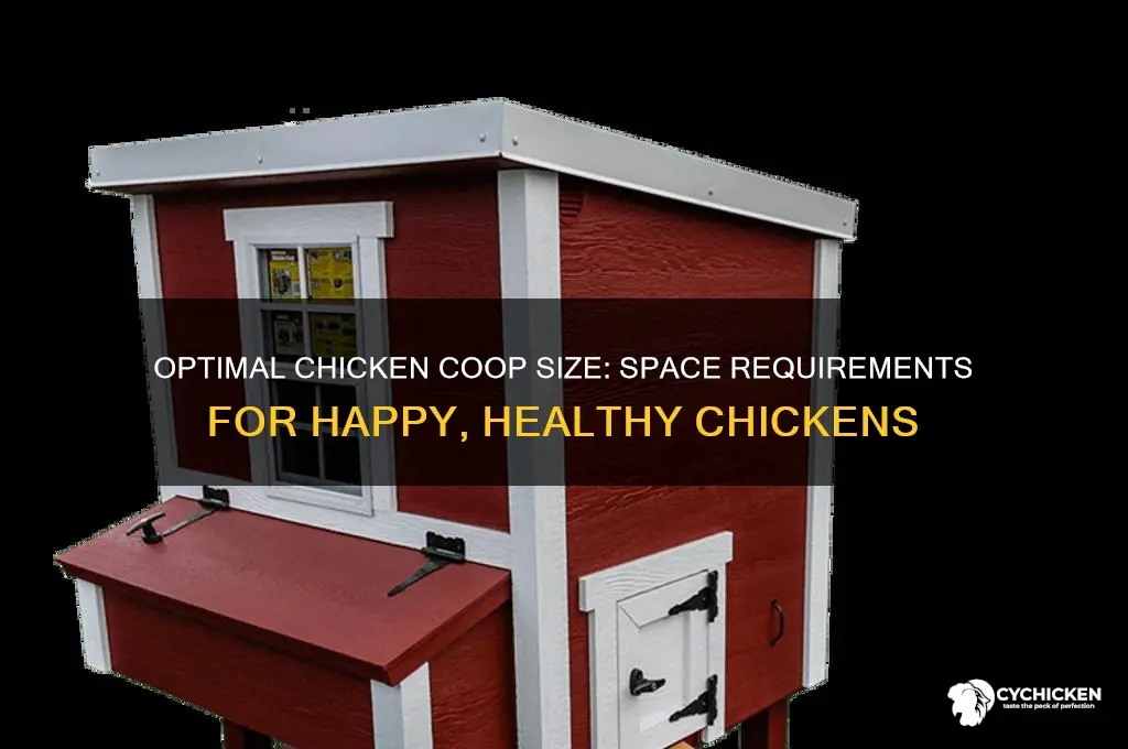 how big should chicken cope be per chicken